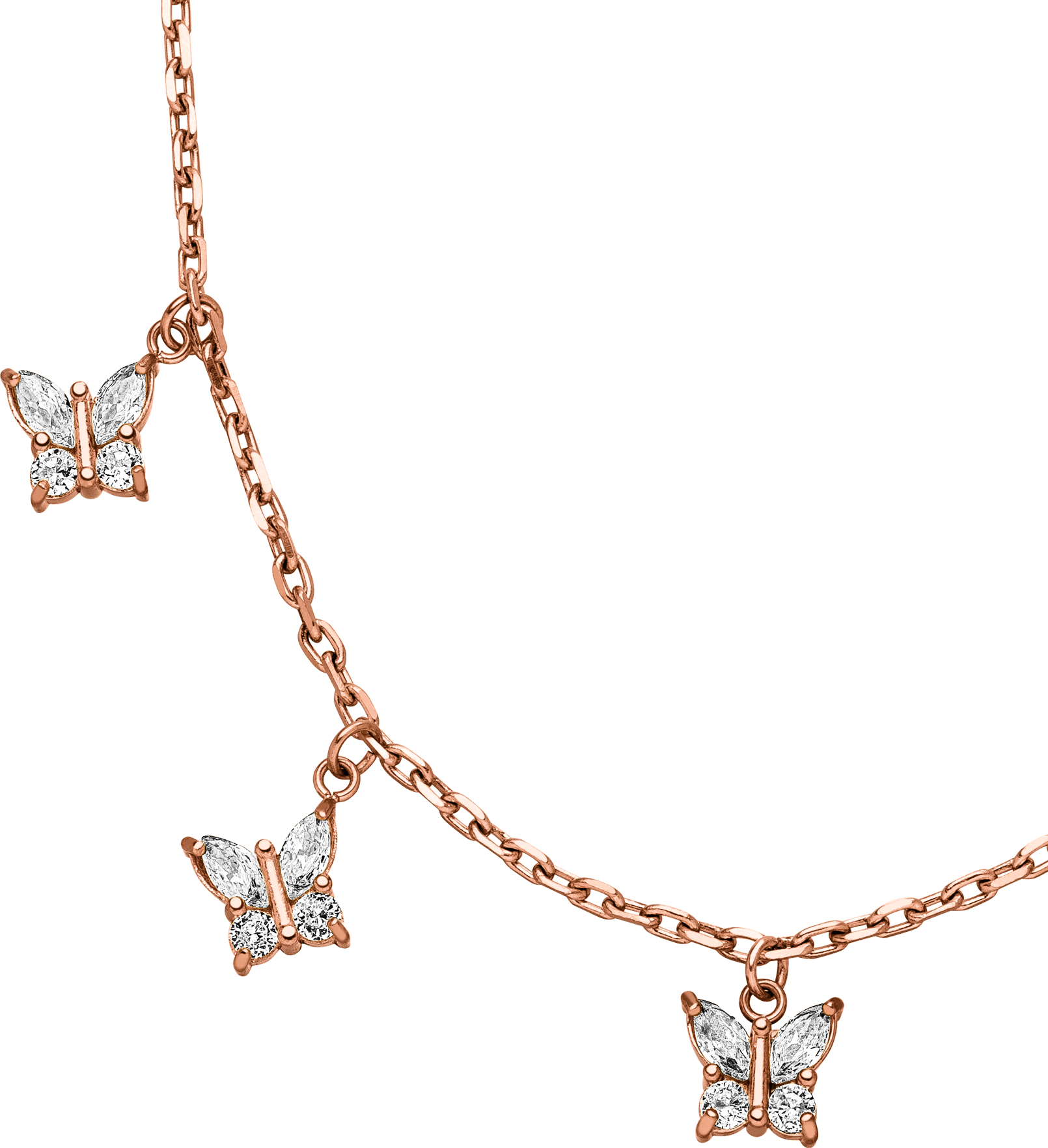 Collana con farfalla