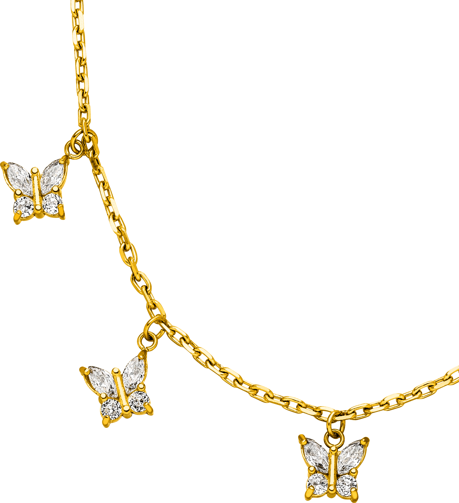 Collana con farfalla
