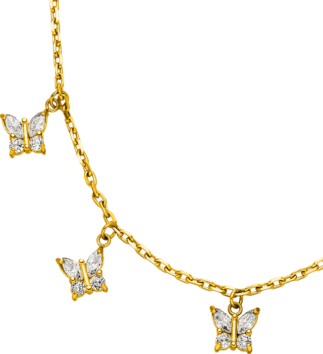 Collana con farfalla