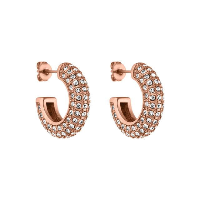 Orecchini grande con glitter