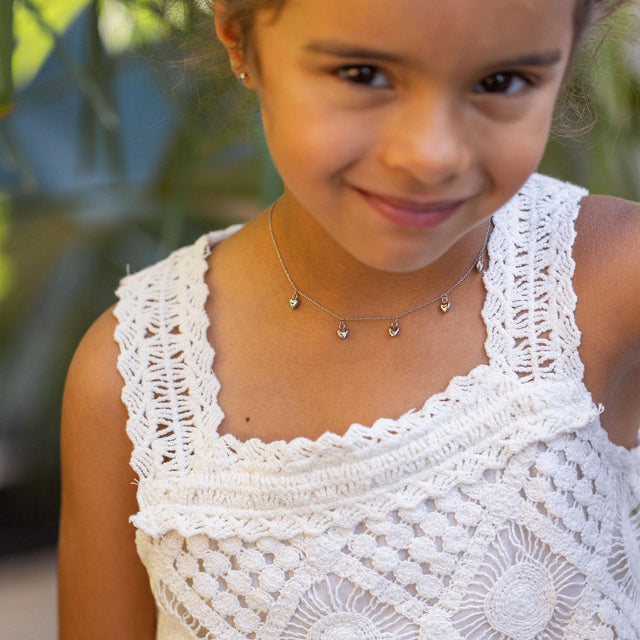 Kalea Collana con cuore per bambini