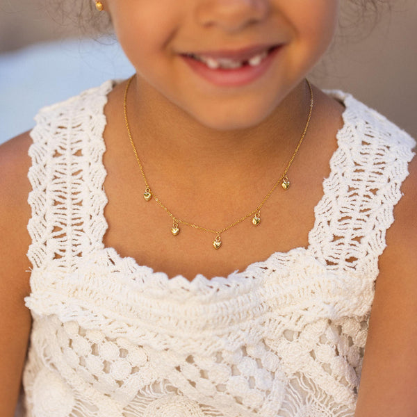 Kalea Collana con cuore per bambini