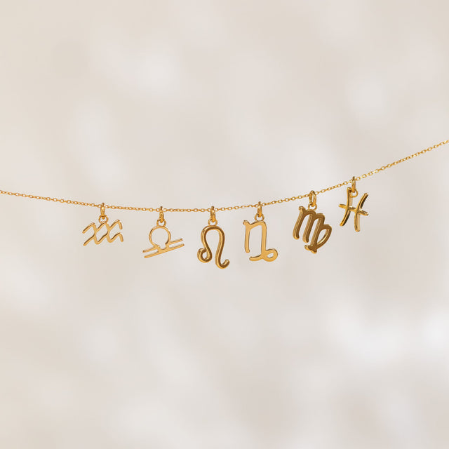 Aquarius Zodiac Charm