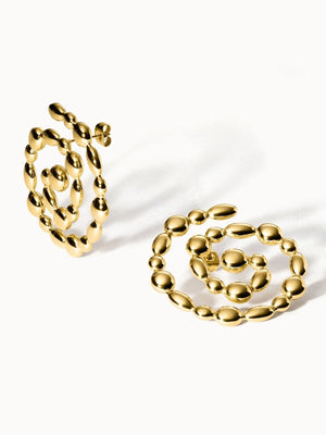 Swirl Earrings - INT PURELEI